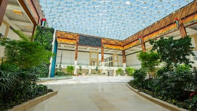 The interior of Yas Mall which will open in November. Courtesy Aldar