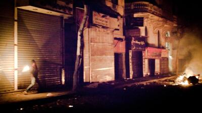 Omar Robert Hamilton’s debut novel fictionalises the revolutionary protests, like this one, that gripped Cairo in 2011. Getty Images