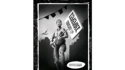 The cover of "18 Days", a comic book about the revolt in Egypt.