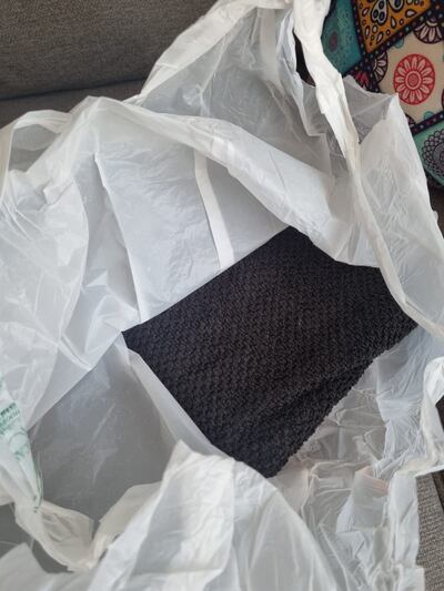 Madhavi Liyanage's 'sweaty AJ towel' from her previous Backstreet Boys concert. Photo: Madhavi Liyanage