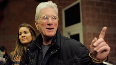 Richard Gere at the premiere of Arbitrage at Sundance Film Festival. Jemal Countess/Getty Images/AFP