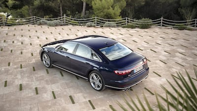 The car thumps out 571hp and scorches from 0-100kph in 3.8 seconds. Courtesy Audi AG