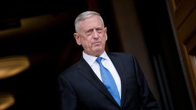 Donald Trump revealed Mattis' departure on Twitter. AFP