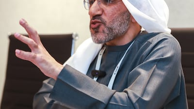 Ahmed Al Khoori, senior vice president for strategy and excellence at Edge Group, spoke to The National on the sidelines of Umex. Victor Besa / The National