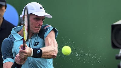 Kevin Anderson reached his first grand slam final last season at the US Open. Chandan Khanna / AFP