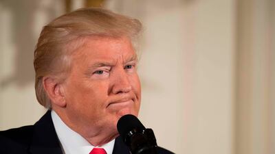 Donald Trump says relations between Washington and Moscow had hit an all-time and "very dangerous" low. AFP PHOTO / JIM WATSON