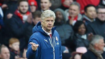 Arsenal manager Arsene Wenger directs his team during their 3-0 Premier League win over West Ham United on Saturday. Andy Rain / EPA / March 14, 2015