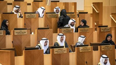 A Federal National Council meeting is held in May. New members will be voted in this year. Antonie Robertson / The National
