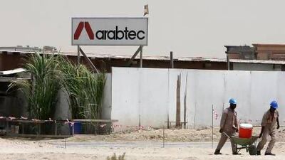 The men returned to work late Monday after police were called to the Arabtec labour accommodations, which houses more than 5,000 men.. Pawan Singh / The National