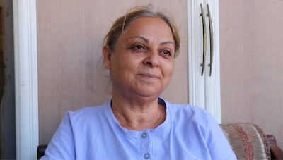Fadia Aliyan decided to remain in Tyre despite the war. Bilal Kashmar for The National