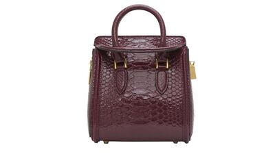 Alexander McQueen’s Heroine bag costs Dh8,600. Courtesy Alexander McQueen