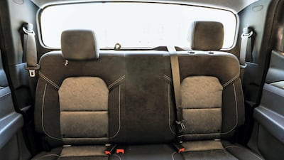 The cabin is spacious, although at the more functional end of the scale. Victor Besa / The National