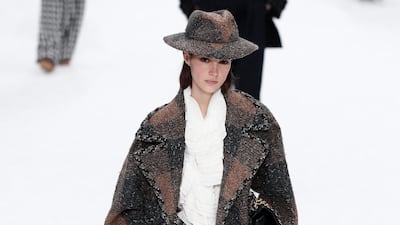 Karl Lagerfeld's last collection for Chanel Fall/Winter 2019/20 women's collection at Paris Fashion Week. Photo: EPA
