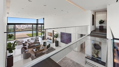 One of the property's glass walkways. Courtesy Marc Angeles