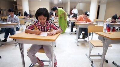 The cost of education rose by almost 6 per cent since March 2012, according the latest figures. Galen Clarke / The National