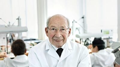 Kurt Klaus is one of the watch world's most respected engineers and even at the age of 83 continues to work for IWC Schaffhausen