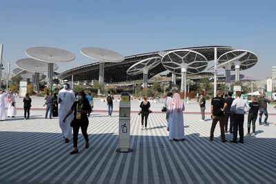 Dubai Expo 2020 Sustainability Pavilion is now open to the public until April. Pawan Singh / The National