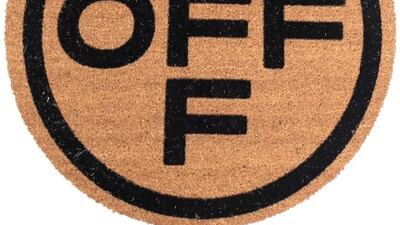 Door mat, Dh645, Off White at Farfetch