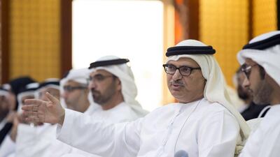 Dr Anwar Gargash, Minister of State for Foreign Affairs, was speaking about the UAE's foreign policy at the Sheikh Mohammed bin Zayed Majlis . Ryan Carter / Crown Prince Court - Abu Dhabi