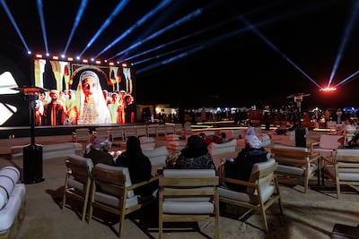 Eighty films are being showcased at Al Marmoom: Film in the Desert 2025. Antonie Robertson/The National