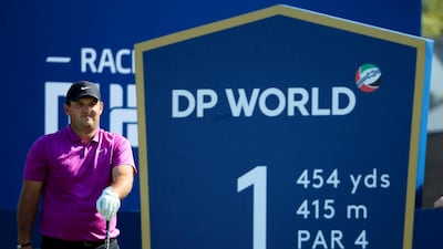 US golfer Patrick Reed fired a superb second-round 64 on Day 2 of the DP World Tour Championship at Jumeirah Golf Estates in Dubai. Getty