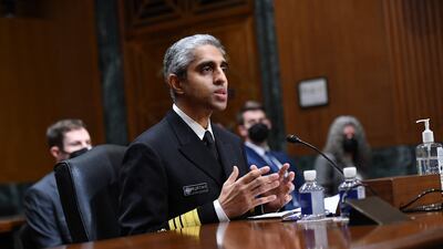 US surgeon general Vivek Murthy has said there is ample evidence to justify warning labels on social media platforms. AFP