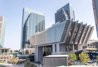 ADGM building at Al Maryah Island, Abu Dhabi. The number of fund and asset managers operating at the ADGM has reached 107. Ruel Pableo for The National