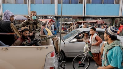 A Taliban patrol is seen in Kabul, Afghanistan. Reuters