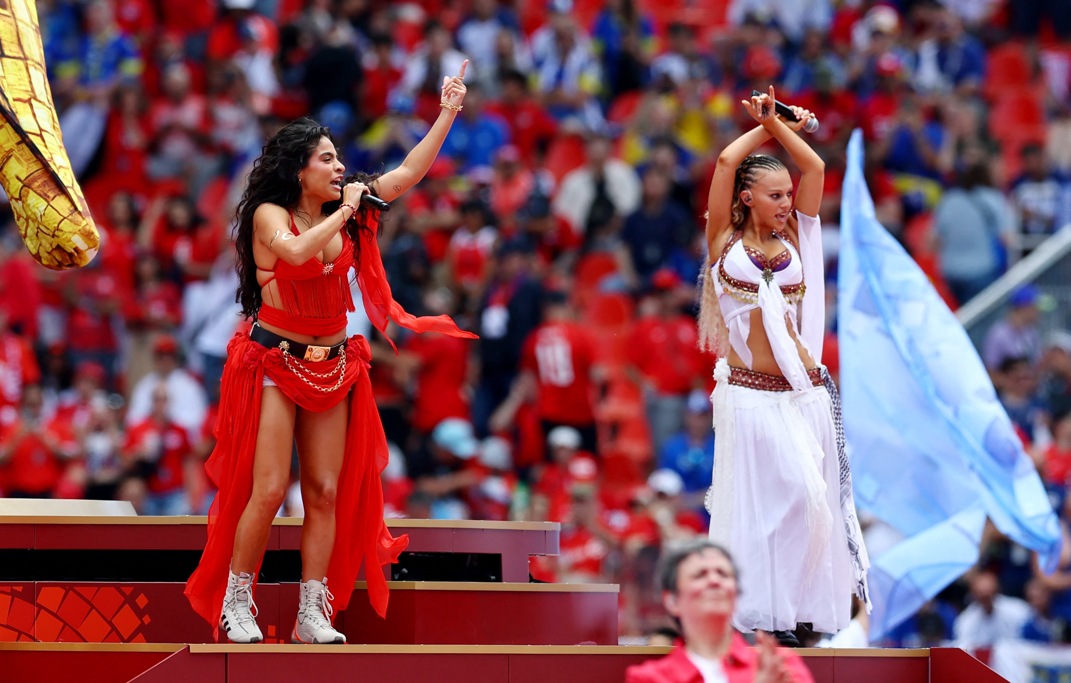 Arab artists Elyanna and Nora Fatehi perform at FIFA World Cup 2026 opening