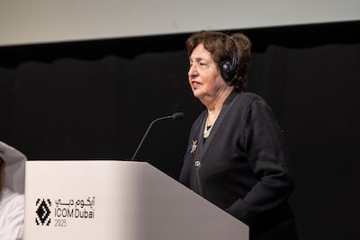 Emma Nardi, president of ICOM, said 'the future is already here in Dubai'. Antonie Robertson / The National