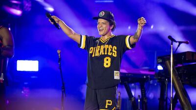 Mars' tour will also visit Philadelphia, Los Angeles, Detroit, Boston, Toronto, Dallas, Brooklyn and Nashville, Tennessee. AP