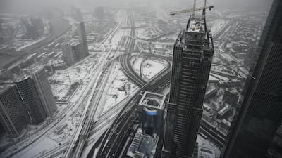 NEVA TOWERS, MOSCOW, 345 metreds: Still only partly completed, the complex of two skyscrapers will eventually include the shorter Tower 1, at 302 metres when finished, making it Europe’s eighth tallest building. The site was originally intended for the Russia Tower, a Norman Foster design that would have been 612 metres, but which was cancelled after the 2008 financial crisis. AFP