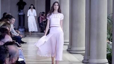 A Carolina Herrera creation. Bebeto Matthews / AP Photo