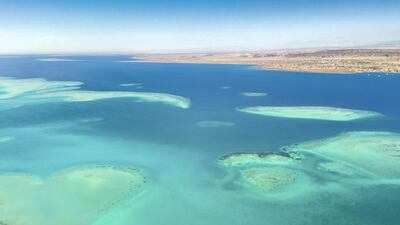 The site of the $500bn Neom project in the Tabuk Province of northwestern Saudi Arabia. Photo: SCTH