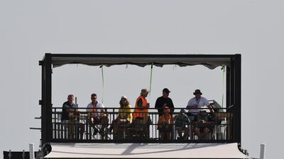 Fans during the match at Mount Maunganui. Reuters