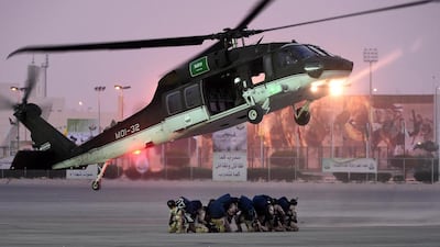 The ceremony was attended by Saudi Crown Prince Mohammed bin Nayef. Fayez Nureldine/AFP Photo