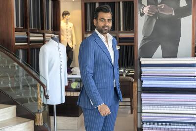 Anil Ramchandani, owner of Kachin Tailors in Bur Dubai. Antonie Robertson / The National