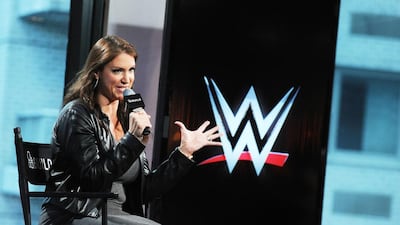 Stephanie McMahon interviews wrestlers as well as other figures from sports and entertainment. Getty Images