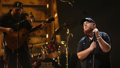 Luke Combs performs. Reuters
