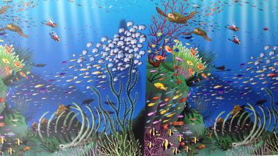 Two images side-by-side make up the Alliance Francaise's game of Spot The Difference where there are 160 errors in total. (Courtesy: Alliance Francaise Dubai)