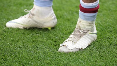 The threadbare boots of Jack Grealish. Getty Images