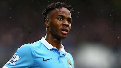 Raheem Sterling of Manchester City during the Premier League match against Everton on August 23, 2015 in Liverpool, United Kingdom. Clive Brunskill / Getty Images