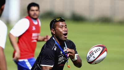 Waisale Serevi enjoyed playing for J9 Legends at last year’s Dubai Rugby Sevens. Francois Nel / Getty Images
