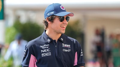 Sportpesa's Lance Stroll arrives at the track. Victor Besa / The National