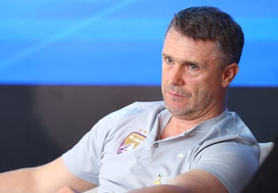 Sergei Rebrov leaves Al Ain after two seasons, one Adnoc Pro League title and one League Cup. Getty
