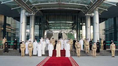 Sheikh Mohammed was given an overview of the project by police officials.