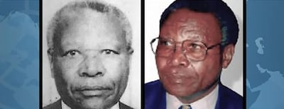 Felicien Kabuga, one of the last key fugitives wanted over the 1994 Rwandan genocide, who was arrested in a Paris suburb on May 16, 2020. AFP Mecanisme pour les Tribunaux penaux internationaux, United Nations