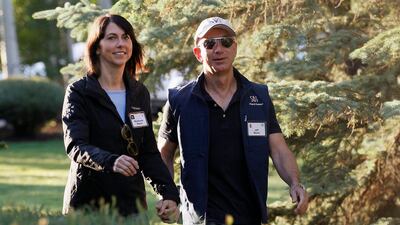 MacKenzie Bezos' settlement leaves her with more wealth than several states. REUTERS