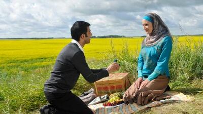 Zaib Shaikh and Sitara Hewitt from Little Mosque on the Prarie.