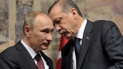 Russia says the new relations with Turkey would be based on “strategic common denominators in the economic sector”. Alexei Nikolsky, AP Photo via Ria Novosti